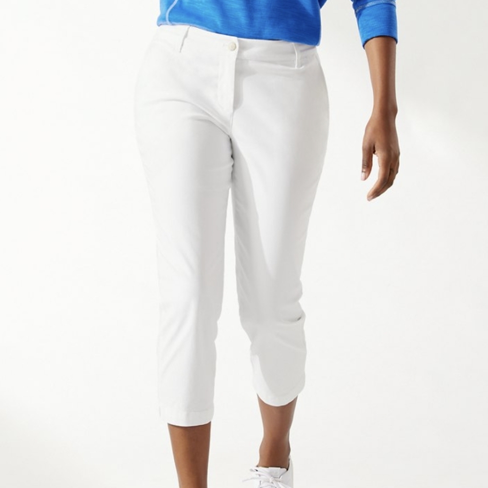 NWT Tommy Bahama White Boracay Cropped Pants